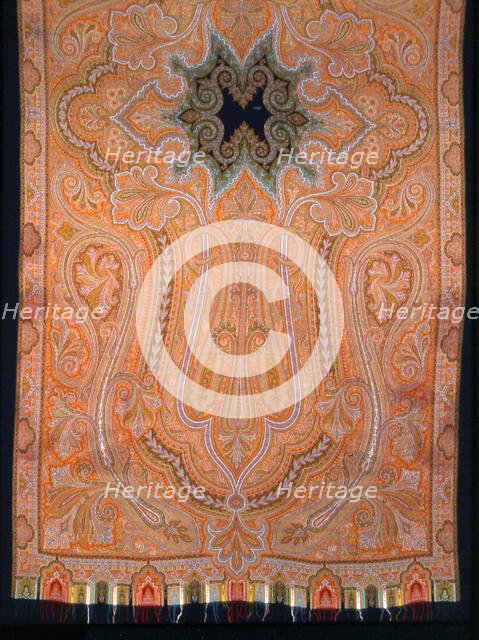 Long Shawl, France, 1870s. Creator: Unknown.