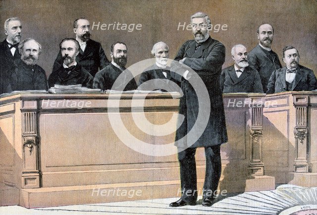 The French government front bench, 1891. Artist: Henri Meyer
