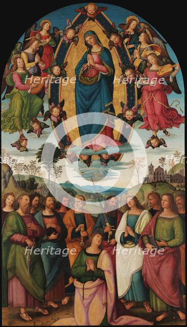 The Assumption of the Blessed Virgin Mary, c1505-1510. Creator: Pinturicchio, Bernardino (1454-1513).