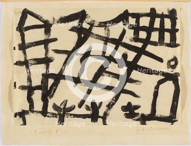 Gärtnerei (Gardening), 1940. Creator: Klee, Paul (1879-1940).