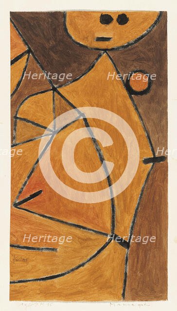 Mannequin, 1940. Creator: Klee, Paul (1879-1940).