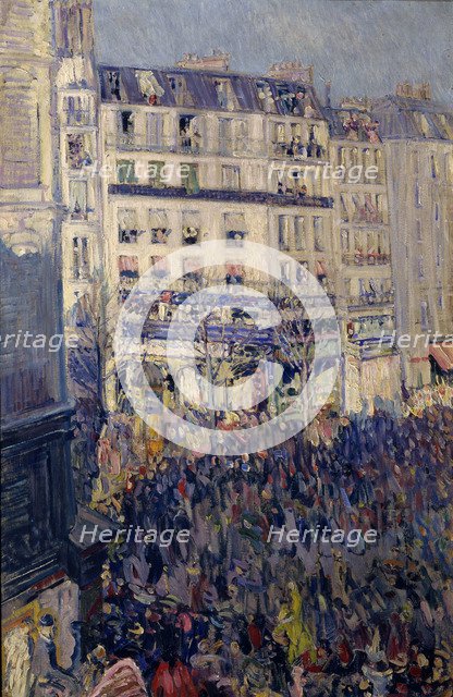 Mardi gras in Paris, 1900.