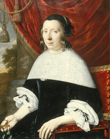 Portrait of a Woman, 1663. Creator: Pieter Nason.