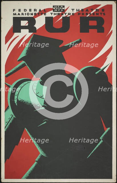 R.U.R., [193-]. Creator: Unknown.