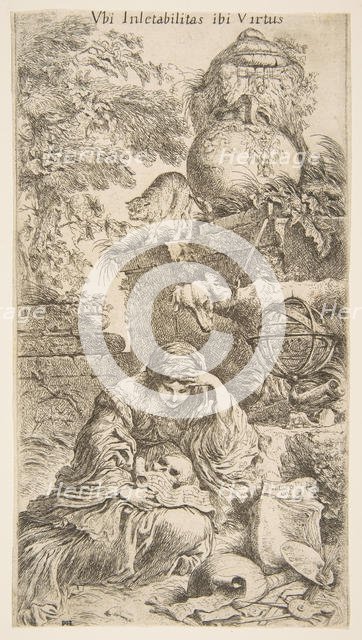 Melencholia, ca. 1645-1646. Creator: Giovanni Benedetto Castiglione.