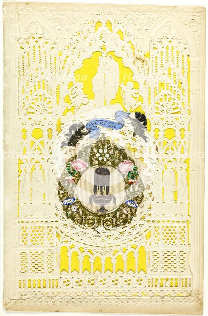 Love for Love (Valentine), 1850/59. Creator: David Mossman.