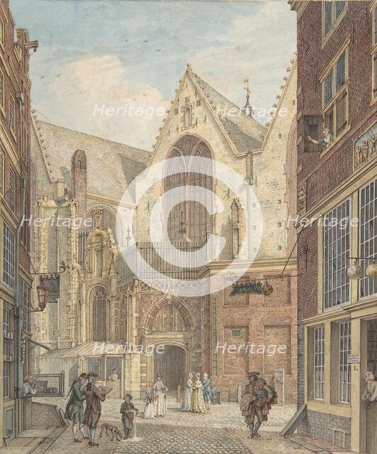 View of the Old Church of Amsterdam, n.d.. Creator: Hermanus Petrus Schouten.