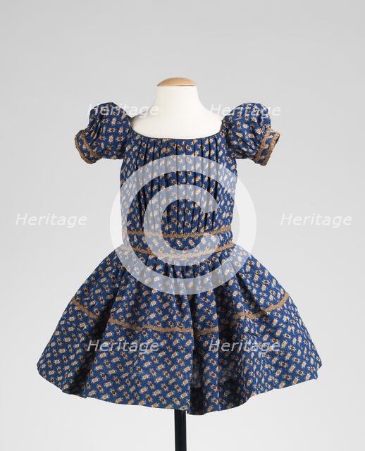 Dress, American, 1850-55. Creator: Unknown.