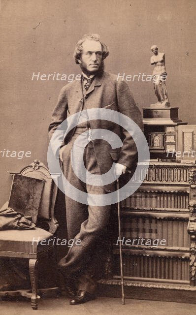 [John Leech], 1860s. Creator: Camille Silvy.