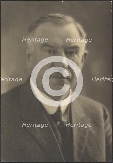Portrait of a Man with Tie Pin, 1907-1943. Creator: Louis Fleckenstein.