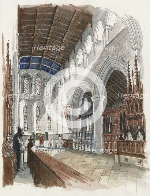 Lanercost Priory, c13th century, (c2000-2010). Artist: Liam Wales.