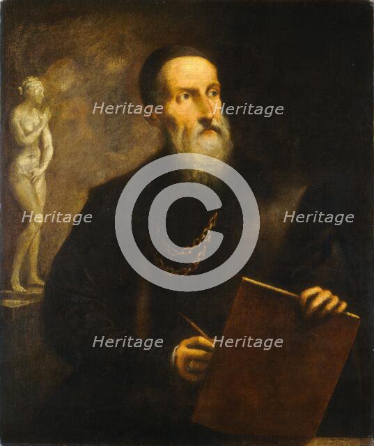 Imaginary Self-Portrait of Titian, probably 1650s. Creator: Pietro della Vecchia.