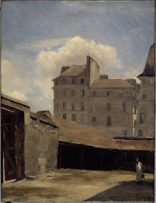 Old Hotel-Dieu, kitchen courtyard, 1882. Creator: Charles Alexis Apoil.