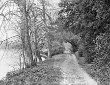 Track on the bank of the River Thames, Cliveden, Taplow, Buckinghamshire, 1883. Artist: Henry Taunt.