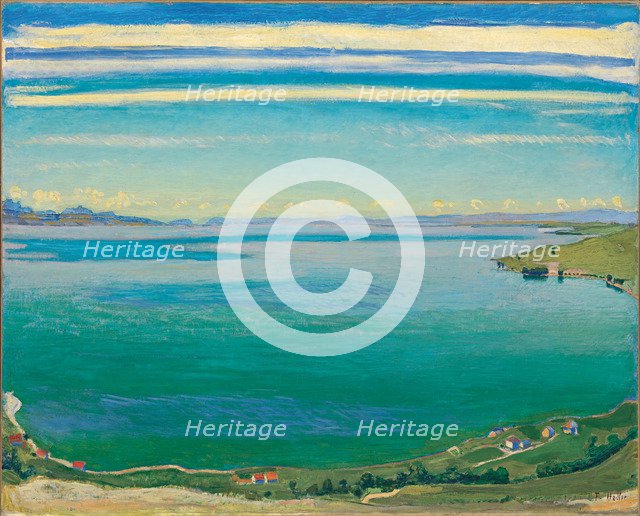 Lake Geneva seen from Chexbres, 1904-1905.