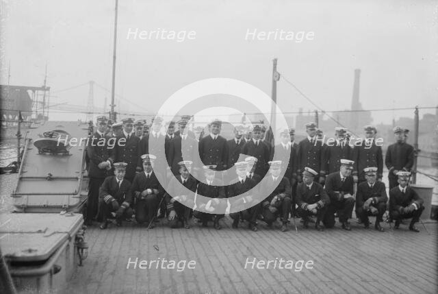 Officers of TENNESSEE, between c1915 and c1920. Creator: Bain News Service.