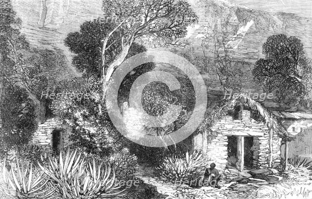 Church and shrine of St. Romanus, Barra-Kat, near Senafe, 1868. Creator: Unknown.