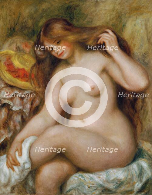 Bather with Blonde, Loose Hair, c. 1903. Creator: Renoir, Pierre Auguste (1841-1919).