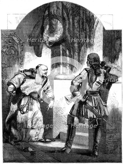 The meeting between Cardinal Giulio Alberoni and Colonel Stanhope, 18th century (19th century). Artist: Unknown