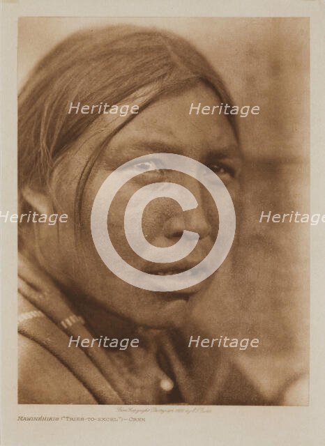 Mawinehikis ("Tries-to-Excel"), Cree, 1926. Creator: Edward Sheriff Curtis.