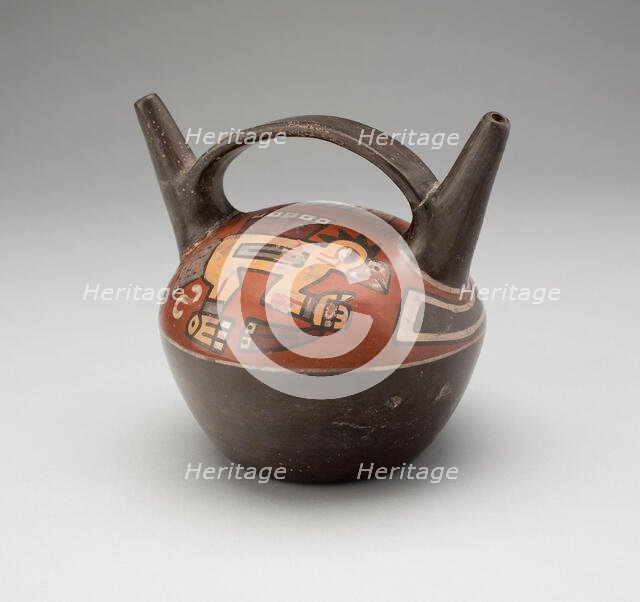 Vessel Depicting Abstract Birds, A.D. 700/1000. Creator: Unknown.