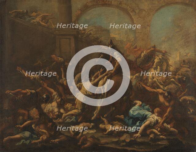 Massacre of the Innocents, 1715-1740. Creator: Alessandro Magnasco.
