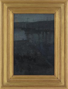 Nocturne in Blue and Gold: Valparaiso, 1866-ca. 1874. Creator: James Abbott McNeill Whistler.