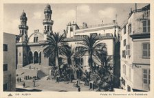 'Alger - Palais du Gouverneur et la Cathedrale', c1900. Artist: Unknown.