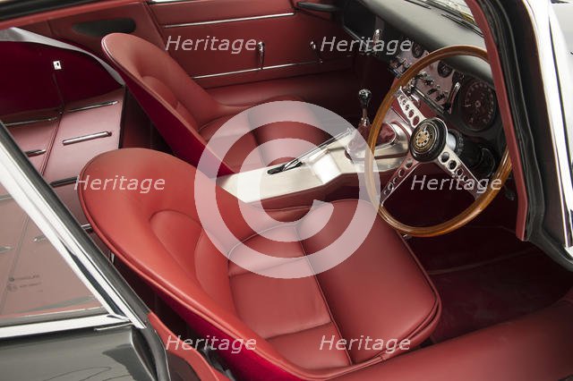 1966 Jaguar E type Series 1 fixed head coupe. Creator: Unknown.