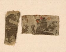 Two Fragments, Italy, 1350/1400. Creator: Unknown.