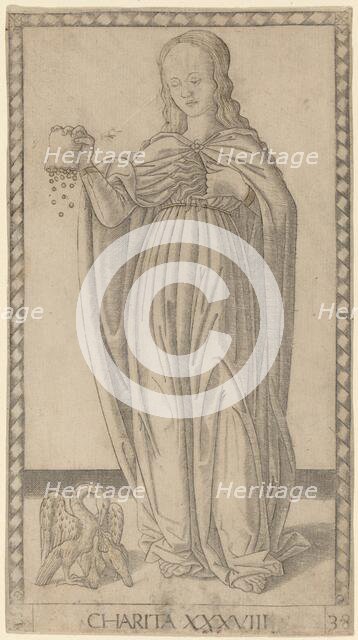 Charita (Charity), c. 1465. Creator: Master of the E-Series Tarocchi.