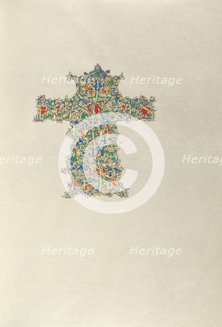 Decorated Incipit Page; Epistolary, about 1930. Creator: Madelyn Walker.