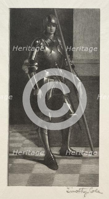 Old Italian Masters: St. Liberale, 1888-1892. Creator: Timothy Cole (American, 1852-1931).