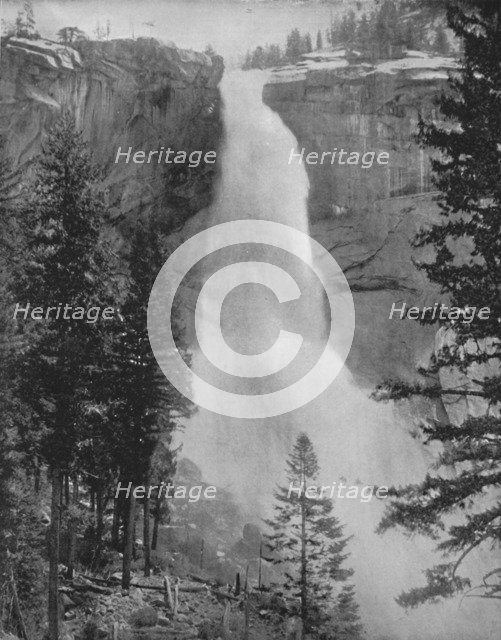'Nevada Fall in the Yosemite Valley', 19th century. Artist: Unknown.