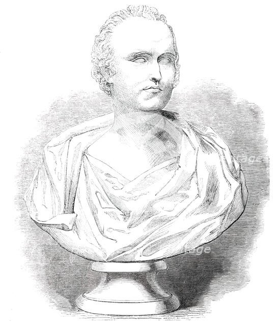 Bust of Mr. MacAulay, by Park, 1850. Creator: Unknown.