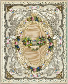 Yours Forever (valentine), 1850s. Creator: Joseph Mansell.