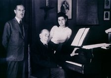 Manuel Blancafort de Roselló (1897-1987),  Catalan composer, together with Ricard Viñes i Roda an…