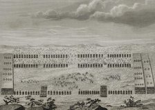 An army during the Roman conquest of the Iberian Peninsula, 1852. Creator: Unknown.