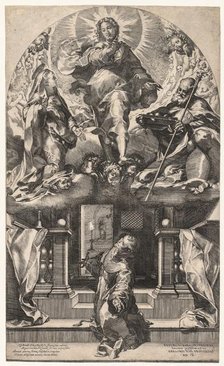 The Vision of St. Francis, 1581. Creator: Federico Barocci (Italian, 1528-1612).