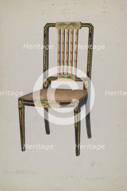 Side Chair, 1935/1942. Creator: David S De Vault.