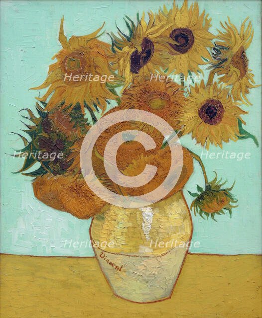 Sunflowers, 1888. Creator: Gogh, Vincent, van (1853-1890).