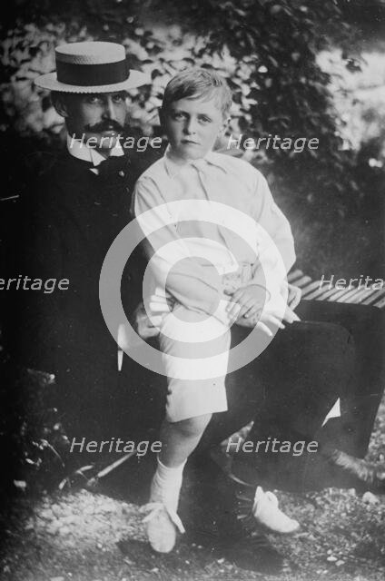King of Norway and Prince Olaf, between c1910 and c1915. Creator: Bain News Service.