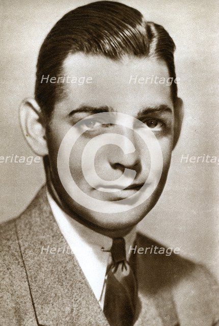 Clark Gable, American actor, 1933. Artist: Unknown