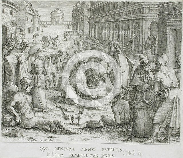 The Grain Weighers, between circa 1610 and circa 1612. Creator: Jacques Callot.