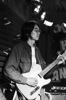 Maya Akechi and Alborg live at Hope & Anchor, Islington, London, May 2025. Creator: Annapaola Marchesani.