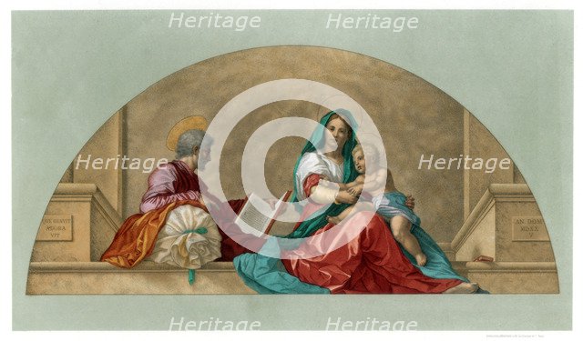 'Madonna del sacco' ('Madonna with the Sack'), 1525 (1870). Artist: Franz Kellerhoven