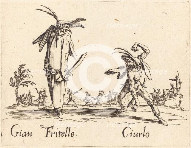 Gian Fritello and Ciurlo, c. 1622. Creator: Jacques Callot.