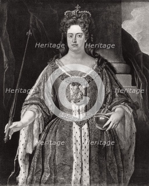 Queen Anne, c1702 (1906). Artist: Unknown