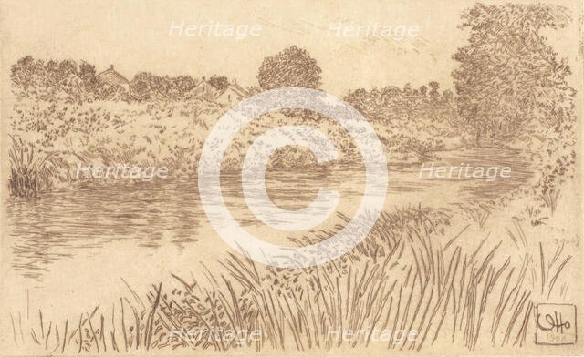 On the Bronx, 1900. Creator: Otto Henry Bacher.