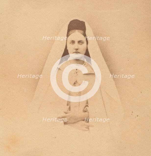 La Nonne blanche, 1860s. Creator: Pierre-Louis Pierson.